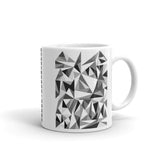 Grey Triangles Kaffa Mug