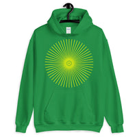 Yellow Cube Spokes Unisex Hoodie Abyssinian Kiosk Squares Bicycle Spokes Fashion Cotton Apparel Clothing Gildan Original Art 
