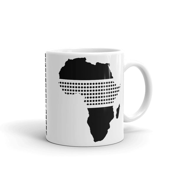 Africa Black Middle Dots Kaffa Mug
