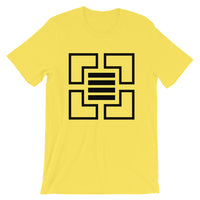 Black Corners & 4 Lines Unisex T-Shirt Abyssinian Kiosk Fashion Cotton Apparel Clothing Bella Canvas Original Art