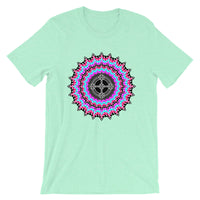 Psychedelic #14 Black Cross Unisex T-Shirt Trip Trippy Colorful Abyssinian Kiosk Ethiopian Coptic Orthodox Christian Bella Canvas Original Art Fashion Cotton Apparel Clothing