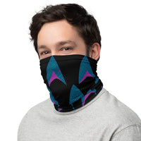 Custom Sisko Kid Blue Black Purple Neck Gaiter
