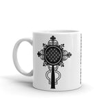 Plain Black #10 Cross Kaffa Mug