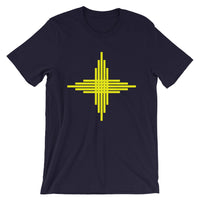 Plain Yellow Zia Sun Cross Unisex T-Shirt Abyssinian Kiosk Fashion Cotton Apparel Clothing Bella Canvas Original Art