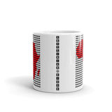 Black Squares Red Africa Kaffa Mug