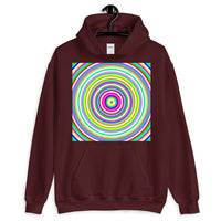 Jawbreaker Unisex Hoodie Trip Trippy Colorful Abyssinian Kiosk Psychedelic Candy Gildan Original Art Fashion Cotton Apparel Clothing