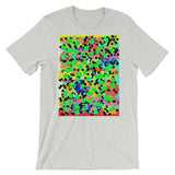 Dots Unisex T-Shirt Bold Colors Abstract Art Abyssinian Kiosk Fashion Cotton Apparel Clothing Bella Canvas Original Art
