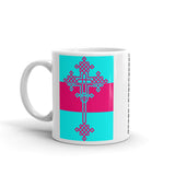 Cyan Pink Cyan #13 Cross Kaffa Mug