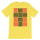 4 Lines Black Cross Red Unisex T-Shirt Abyssinian Kiosk Christian Bella Canvas Original Art Fashion Cotton Apparel Clothing