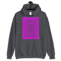 Infinity Magenta Unisex Hoodie Descent Abyssinian Kiosk Fashion Cotton Apparel Clothing Gildan Original Art