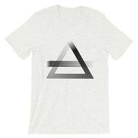 Black Triangles & Strikes Unisex T-Shirt Abyssinian Kiosk Fashion Cotton Apparel Clothing Bella Canvas Original Art
