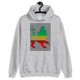 Black Squares GYR Lion Unisex Hoodie Abyssinian Kiosk Green Yellow Red Ethiopia Ethiopian Lion of Judah Fashion Cotton Apparel Clothing Gildan Original Art