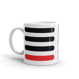 3 Black Bars 1 Red Kaffa Mug