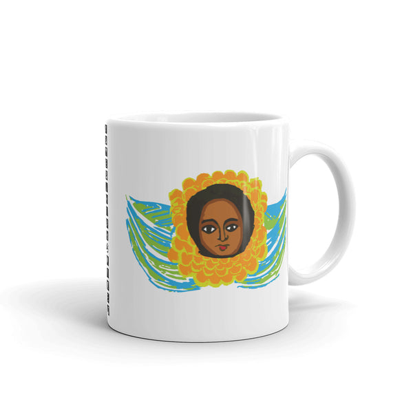 Green Blue Angel Kaffa Mug