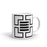 Black Corners & 4 Lines Kaffa Mug