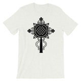 Plain Black #10 Cross Unisex T-Shirt Abyssinian Kiosk Ethiopian Coptic Orthodox Tewahedo Christian Bella Canvas Original Art Fashion Cotton Apparel Clothing