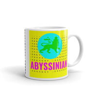 Abyssinian Logo Yellow Background Kaffa Mug