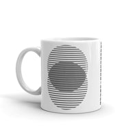 Grey Lined Circles Kaffa Mug