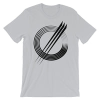 Black Circles & Strikes Unisex T-Shirt Abyssinian Kiosk Fashion Cotton Apparel Clothing Bella Canvas Original Art