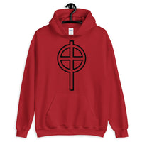 Circle Top Black Hollow Cross Unisex Hoodie Abyssinian Kiosk Ethiopian Coptic Orthodox Tewahedo Christian Gildan Original Art Fashion Cotton Apparel Clothing