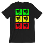 Pop Art Solid GYR Haile Selassie Unisex T-Shirt Abyssinian Kiosk Emperor Rasta Rastafari Black Ethiopian Ethiopia Africa African Abyssinia Habesha History Military Uniform Art Portrait Vintage Reggae Bella Canvas Original Art Fashion Cotton Apparel Clothing