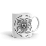 Black Cube Spokes Kaffa Mug