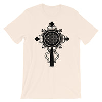 Plain Black #10 Cross Unisex T-Shirt Abyssinian Kiosk Ethiopian Coptic Orthodox Tewahedo Christian Bella Canvas Original Art Fashion Cotton Apparel Clothing
