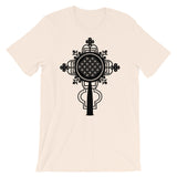 Plain Black #10 Cross Unisex T-Shirt Abyssinian Kiosk Ethiopian Coptic Orthodox Tewahedo Christian Bella Canvas Original Art Fashion Cotton Apparel Clothing