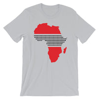 Africa Red Black Middle Dots Unisex T-Shirt Abyssinian Kiosk Fashion Cotton Apparel Clothing Bella Canvas Original Art