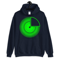 1/4 Hollow Green Star Unisex Hoodie Abyssinian Kiosk Fashion Cotton Apparel Clothing Gildan Original Art