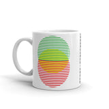 GYR Lined Circles Kaffa Mug