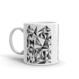 Grey Triangles Kaffa Mug