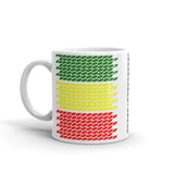 Slanted Green Yellow Red Coffee Mug Ethiopian Flag Abyssinian Kiosk Abyssinia Ethiopia