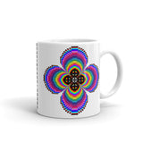 Psychedelic #9 Cross Black Kaffa Mug