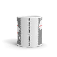 Africa Diagonal Lines Black Red Kaffa Mug