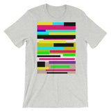 Bars Unisex T-Shirt Bold Colors Abstract Art Abyssinian Kiosk Fashion Cotton Apparel Clothing Bella Canvas Original Art