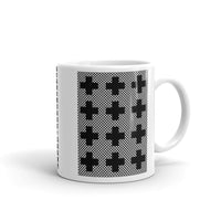 Criss Cross Black Kaffa Mug