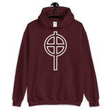 Circle Top White Hollow Cross Unisex Hoodie Abyssinian Kiosk Ethiopian Coptic Orthodox Tewahedo Christian Gildan Original Art Fashion Cotton Apparel Clothing