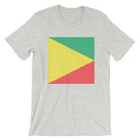 Green Yellow Red Triangle Square Unisex T-Shirt Abyssinian Kiosk Ethiopian Fashion Cotton Apparel Clothing Bella Canvas Original Art