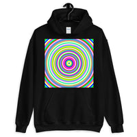 Jawbreaker Unisex Hoodie Trip Trippy Colorful Abyssinian Kiosk Psychedelic Candy Gildan Original Art Fashion Cotton Apparel Clothing