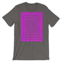 Infinity Magenta Unisex T-Shirt Descent Abyssinian Kiosk Fashion Cotton Apparel Clothing Bella Canvas Original Art