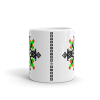 Black, Lime and Red Cross Coffee Mug Ethiopian Coptic Orthodox Abyssinian Kiosk Christian