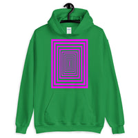 Infinity Magenta Unisex Hoodie Descent Abyssinian Kiosk Fashion Cotton Apparel Clothing Gildan Original Art