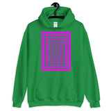 Infinity Magenta Unisex Hoodie Descent Abyssinian Kiosk Fashion Cotton Apparel Clothing Gildan Original Art