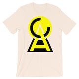 Yellow Black CA Circle Triangle Unisex T-Shirt Abyssinian Kiosk Fashion Cotton Apparel Clothing Bella Canvas Original Art