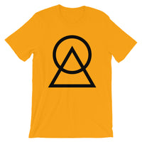 Black Circle Triangle Unisex T-Shirt Abyssinian Kiosk Harmonious Meeting Fashion Cotton Apparel Clothing Bella Canvas Original Art