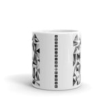 Grey Triangles Kaffa Mug