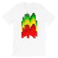 Gradient Lions Unisex T-Shirt Ethiopian Lion of Judah Abyssinian Kiosk Abyssinia Ethiopia