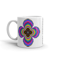 Psychedelic #9 Cross Black Kaffa Mug