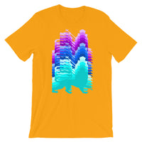 Inverted Gradient Lions Unisex T-Shirt Ethiopian Lion of Judah Abyssinian Kiosk Abyssinia Ethiopia Bella Canvas Original Art Fashion Cotton Apparel Clothing